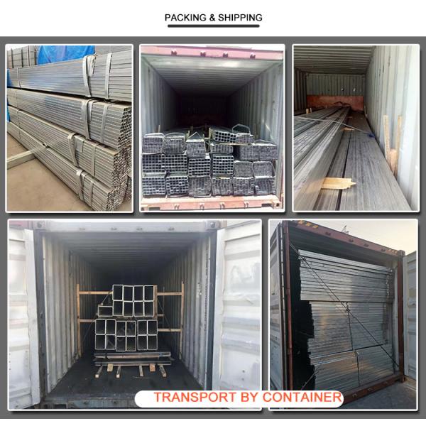 Galvanized Square Pipe ASTM A500 MS Steel 1020 Shaped Small Diameter Structural Rectangle Seamless Square Tube Non-oiled