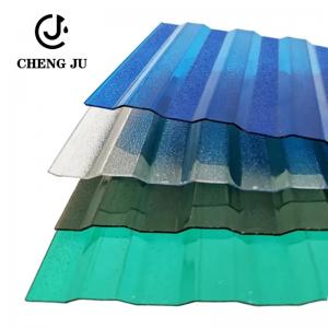 Quality Polycarbonate Translucent Roof Sheeting Customizable Fiber Resin Corrugated Sheet Tiles for sale