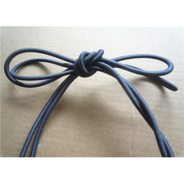 Blue 3Mm Waxed Cotton Cords / Elastic Drawstring Cord Polyester