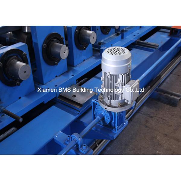 22 - Step PLC Control Steel C Purlin Roll Forming Machine With Full Auto Change Model 20m/min