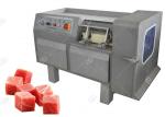 Commercial Use Meat Processing Machine , Meat Dicing Machine Automatic Operation