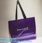 Personalized Monogrammed Beach Clear PVC Bag, Korean style clear beach bag,