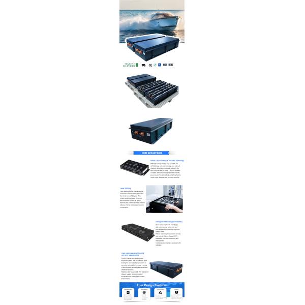 OEM ODM LiFePO4 lithium battery pack 96v 300ah Lifepo4 Battery electric boat marine EV Battery Pack Electric Boat/Yacht