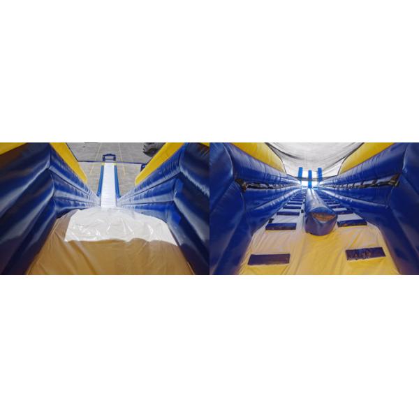 10 meters high adults giant inflatable triple water slide with EN14960 certifed for adults outdoor water entertainments