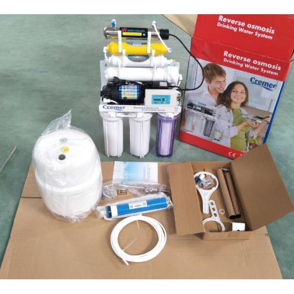 Plastic 7 Stage Reverse Osmosis Water Filtration System 220v Voltage Eco - Friendly