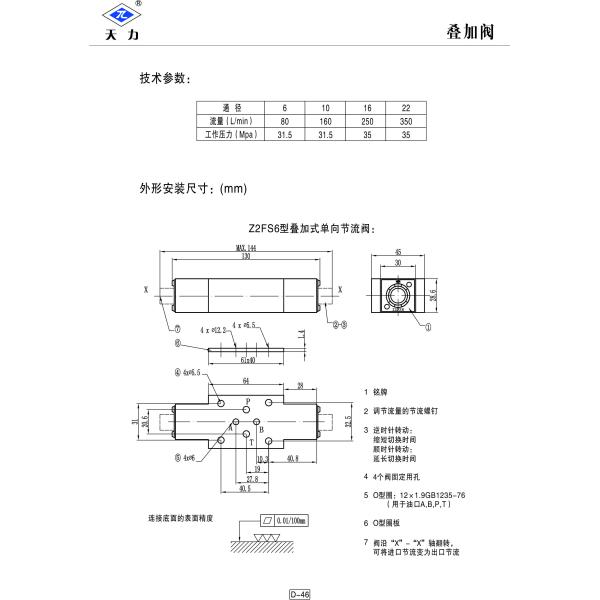 Z2FS-6 Hydraulic Solenoid Valve With ISO VG32 46 68 , Hydraulic Stack Valves
