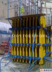 Adjustable Column formwork. Adjustable Column formwork, shuttering, vertical