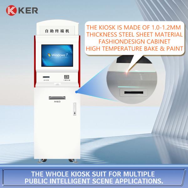 Buy New design banking bill payment bank queue interactive display Self Service kiosk Terminal at wholesale prices