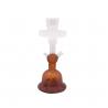 LFGB Inhale Straight Borosilicate Glass Water Pipe Pot for sale