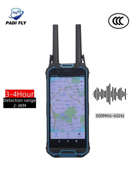 Buy 300MHz-6GHz Drone Detector with Drone Location 3km Long Range Detection Range Map Display at wholesale prices