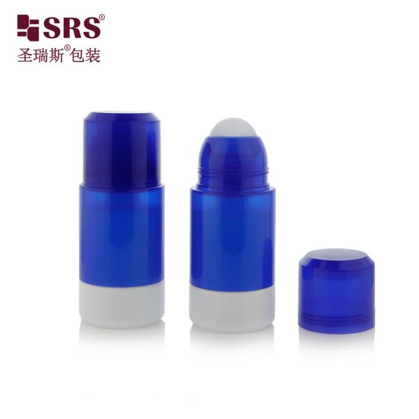 Refillable PP PCR Roll On Bottle 50ml 75ml for Cosmetic Deodorant