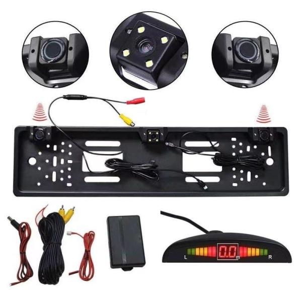 Buy Car License Plate Frame Backup Camera Parking Sensor IP67 Waterproof Backup Camera Parking Sensor at wholesale prices