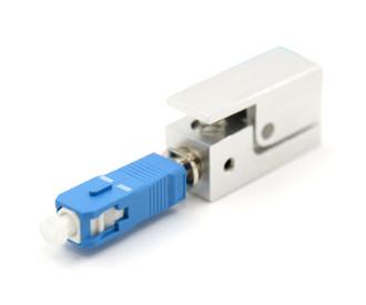 Buy SC Square / Round Shape Bare Fiber Adapter,quick and easy temporary connections of single-mode and multimode fibers at wholesale prices