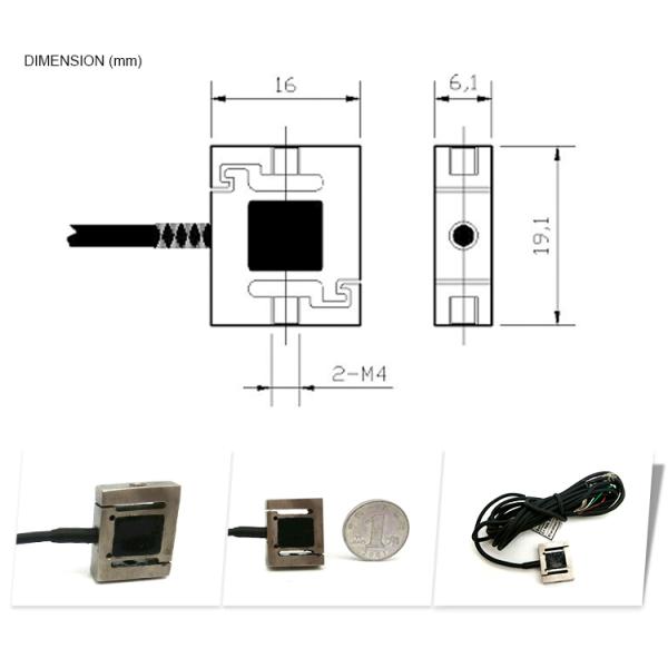 SC516MD Miniature S Type Load Cell for Precise Weight Measurement in Industrial Settings 500g 1kg 5kg 10kg 20kg 30kg 50kg