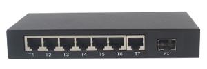 China Fast 8 Ports Ethernet Network Switch 100FX And 7 10 / 100M Rj45 With Management Function on sale
