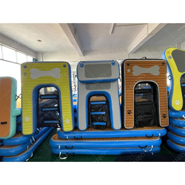 Customizable Inflatable Dog Water Ramp with Air Pump