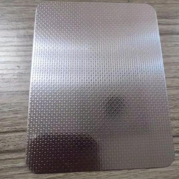 Stainless Steel Embossed Sheet / Etch Sheet AISI304 With Good Wear Resistant