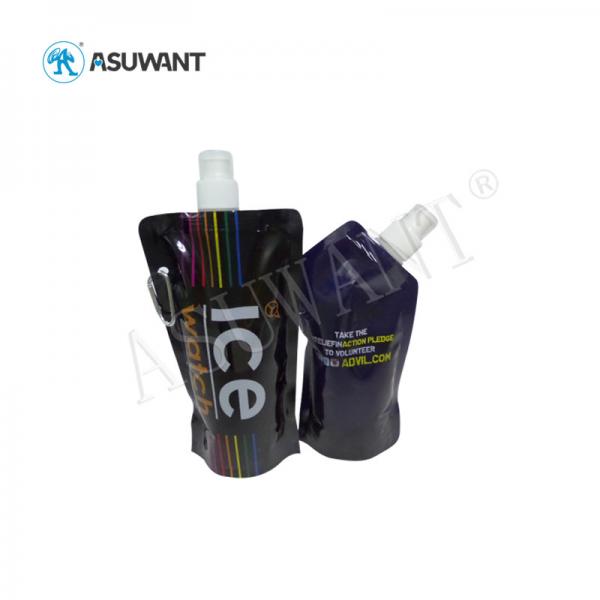 Buy Smell Proof Liquid Spout Bags Black Color Custom Printing Durable Eco - Friendly at wholesale prices