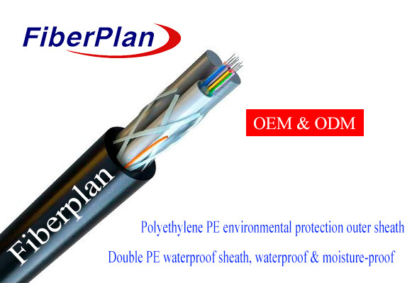 Outdoor Aerial Single Sheath Mini ADSS ASU Fiber Optic Cable