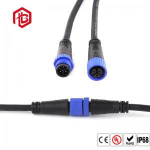 China M15 LED Lighting Outdoor Cable IP67 2 pin 3pin 4 pin 5 pin Din Female Connector on sale