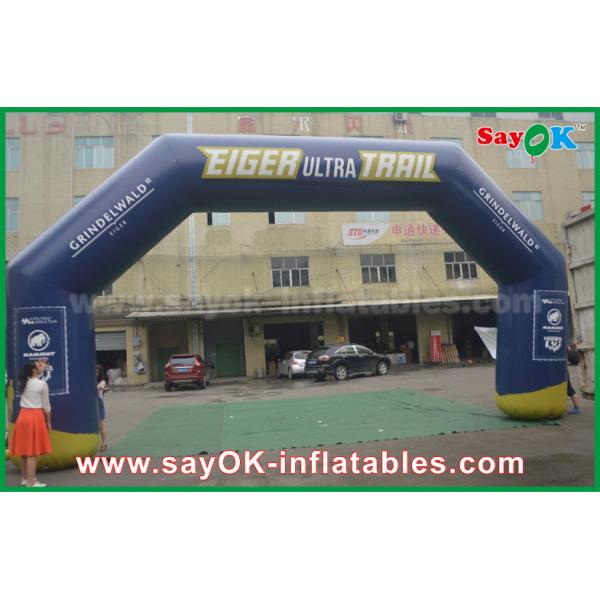 Entrance Gate Arch Designs 0.45mm Giant Pvc Inflatable Archway Inflatable Gate Advertising