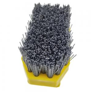 China 1in Bristle Length Wet Diamond Grinding Brushes for Stone Antique and Leather Surface on sale