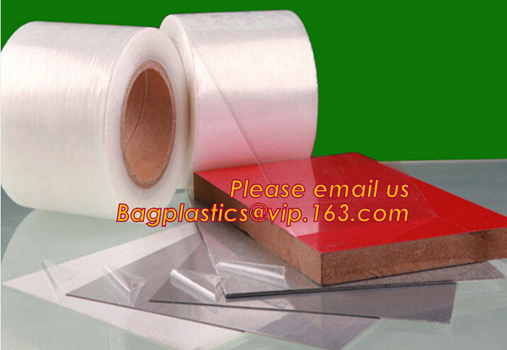 Metalizing protective film for aluminum profiles wood,Best Transparent Adhesive Protective Surface Plastic LLDPE Film