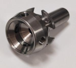 5 Axis Titanium Machining Services Customized Medical Machined Ti Parts