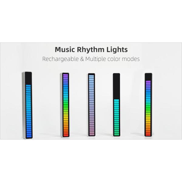DC5V 1A 16KHZ Acrylic Car Atmosphere Lights Music Synchronization RGB LED