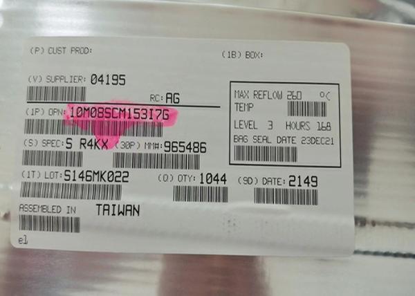 Buy Field Programmable Gate Array 10M08SCM153I7G MBGA-153 Non-Volatile FPGA IC 450MHz Programmable Logic IC at wholesale prices