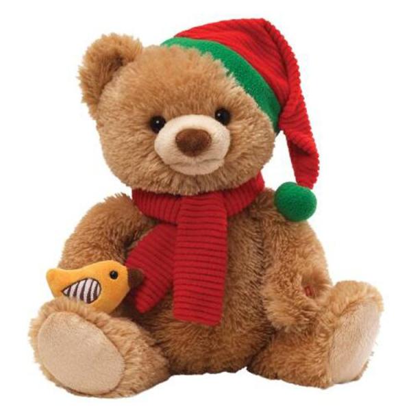 Lovely Teddy Bear Xmas Gift Plush Toy Stuffed Animal My 1st Christmas Customize
