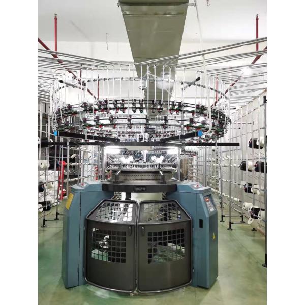 Three Thread Single Jersey Fleece Knitting Machine Circular Textile Machine