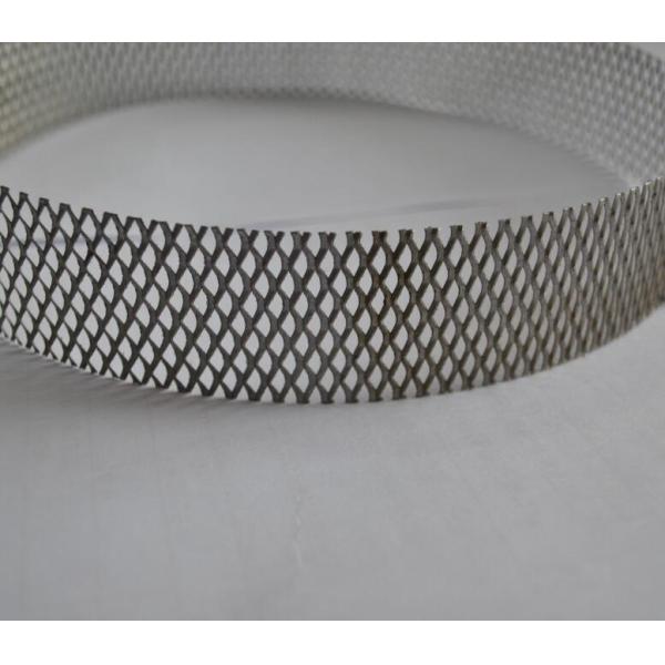 304 Stainless Steel Wire Expanded Mesh Circle As Filter , Metal Mesh Type