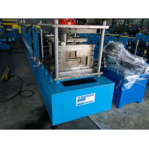 Gcr 15 Z purlin roll forming machine with 15 rows Rollers / PLC vector inverter