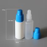 Wholesale PET 5ml dropper bottles with childproof cap for e cigarette liquide
