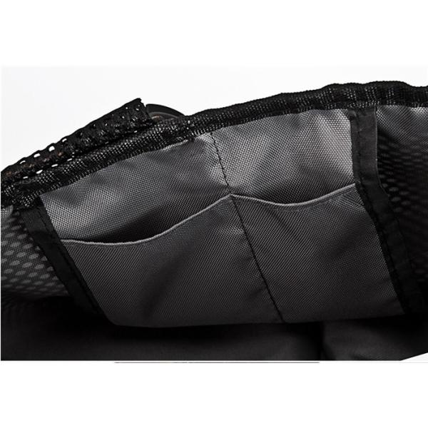 Double Layer Custom Drawstring Backpack 420D Polyester Cinch Bag