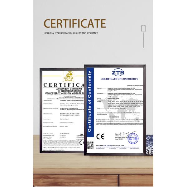 Conference Desktop With Recessed Power Multifunction Socket for Productive and Professional Meetings