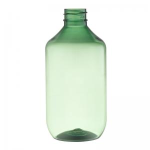 China Green Small Body Lotion Pump Bottles Mouth 28mm Customized Travel Soap Dispenser Bottle on sale