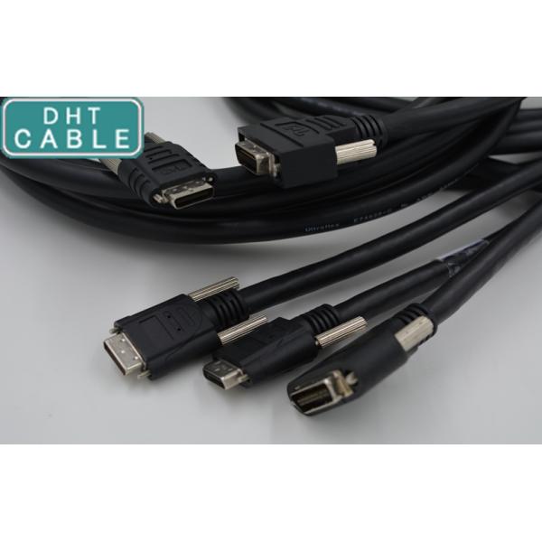 Copper Conductor Camera Link Cable All Moldings Fully Compatiable Round Wire Shape