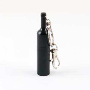 China Wine Bottle Shaped 3.0 USB Flash Drive With Metal Ring And OEM Logo on sale