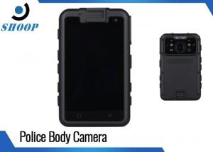 Quality H.265 H.264 12MP small police body camera with 3.1 Inch Touch Screen for sale