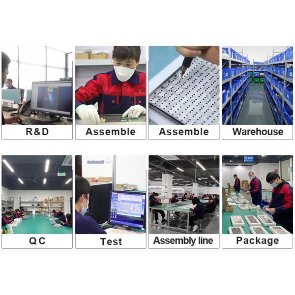 81 Keys Vandal Resistant Keyboard 800DPI With Optical Trackball