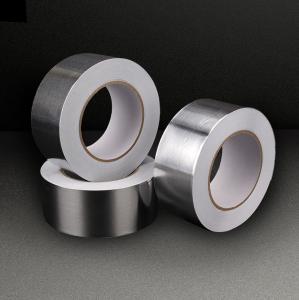 Quality Utility Grade Aluminum Foil Adhesive Tape 25um Synthetic Rubber Resin Silicone Release Paper Excellent Vapor Barrier for sale