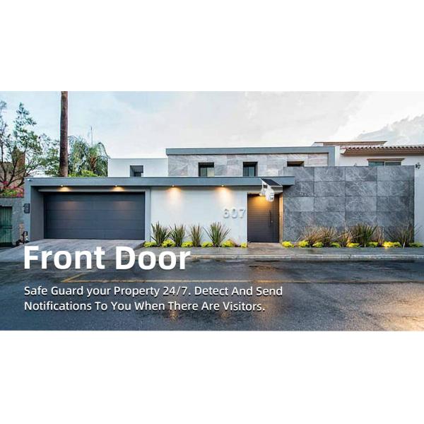 1080P WiFi Solar Security Camera Night Vision AI Motion Detection Solar CCTV Camera