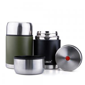 China 500ML 800ML Stainless Steel  Vacuum Food Container Simple Healthy Food Jar on sale