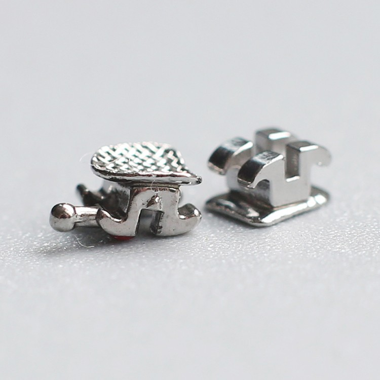 Precision Metal Orthodontic Bracket Self Adjusting Braces For Edgewise Tooth Movement Control