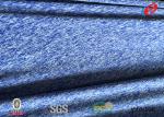 Weft knit Rayon Viscose Brushed Polyester Spandex Fabric Twill Type For Yoga