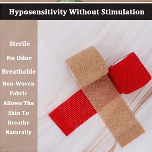 Bulk Wholesale Custom Size Medical Supplies Non Woven Easy Tear Self Adhesive Vet Wrap Cohesive Elastic Bandage