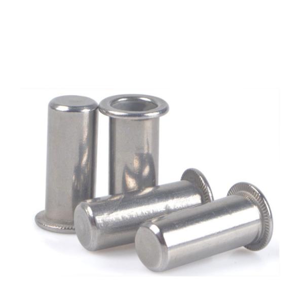 Metric Flat Head Rivet Nut M3 M4 M5 M6 M8 M10 Knurled Stainless Steel for Performance
