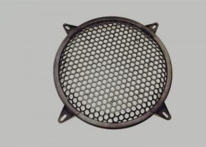 Quality Round Type Waffle Speaker Grill Mesh , Metal Grill Mesh Size Customized for sale